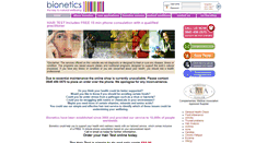 Desktop Screenshot of bionetics.co.uk